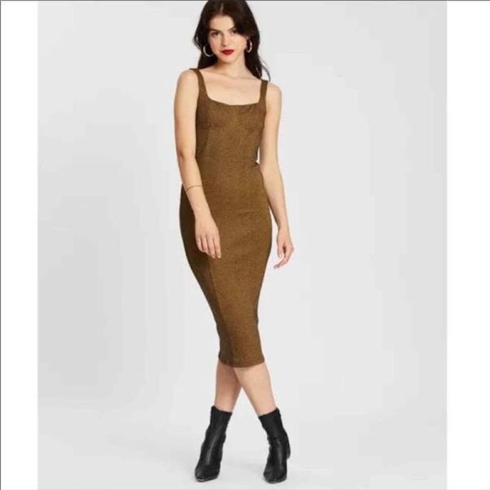 CAPULET REVOLVE LOLA SPECKLE BODYCON DRESS NWT SZ SM